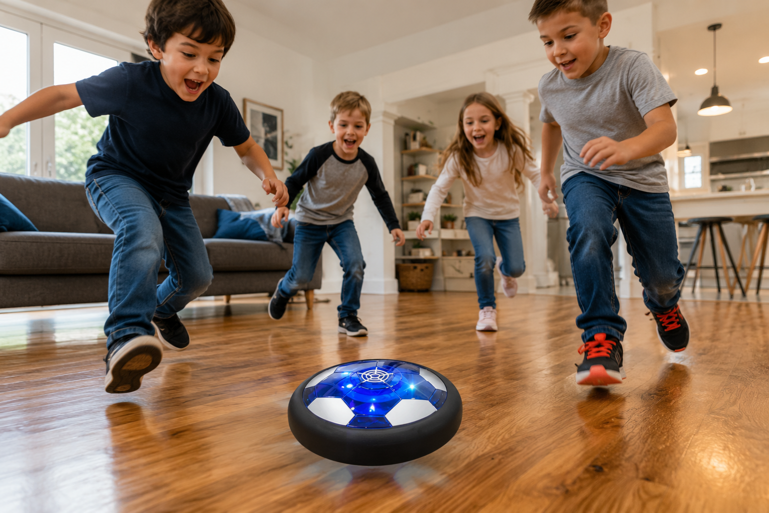 Hover Soccer Ball — Indoor soccer that actually works and won't wreck your house