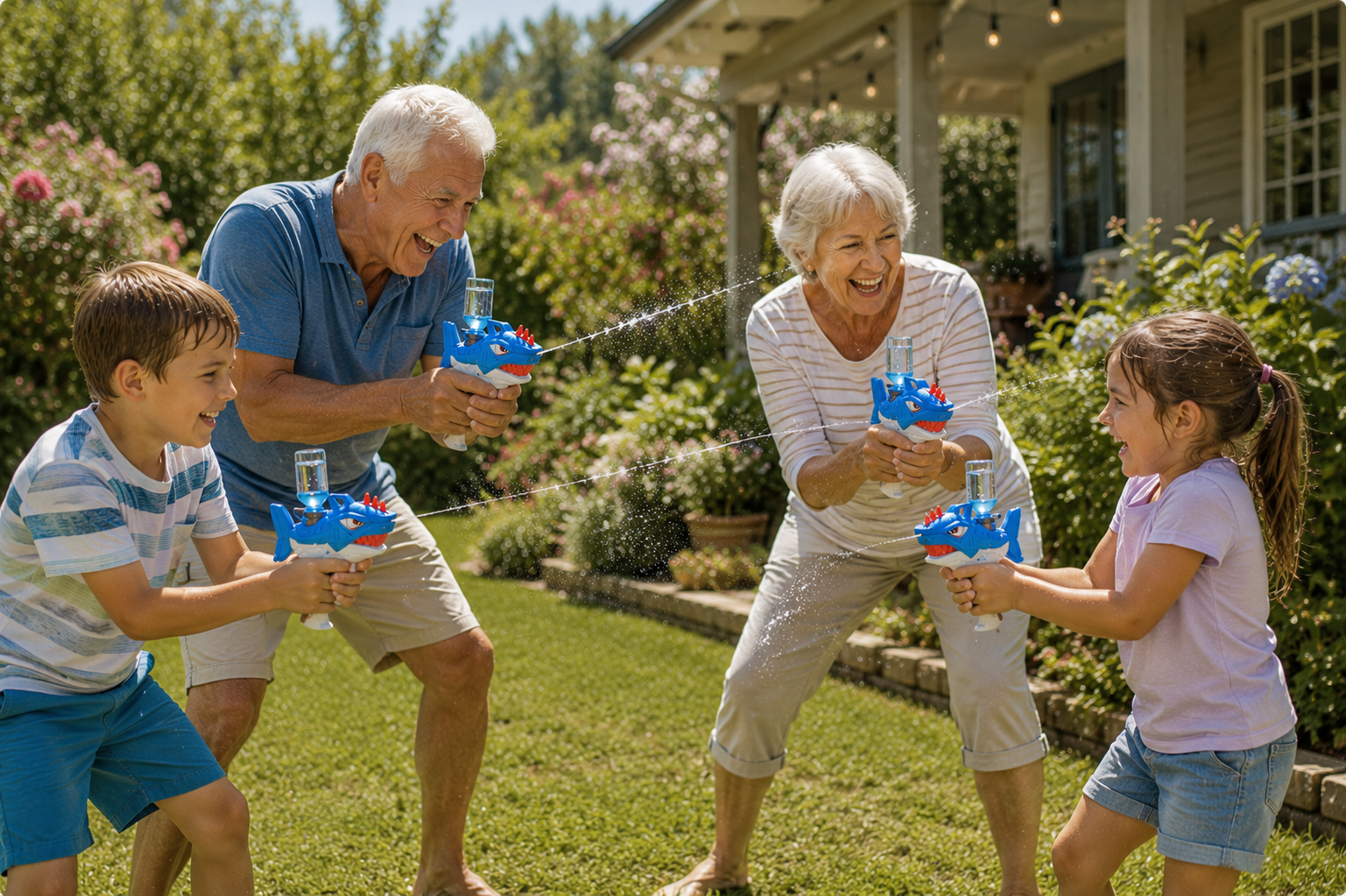 Shark Automatic Squirt Gun — The water fight weapon they'll never put down